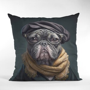 Dog Pillow Cover, Dog Lovers Gift Home Decoration Cushion Cover, Cute Dog Pattern Throw Pillow
