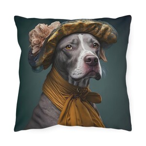 Dog Portrait Pillow Cover: Stylish Living Room Decor