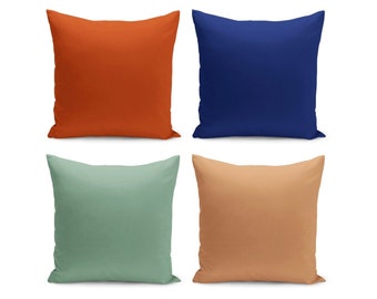 Solid Pillow Covers, Solid Throw Pillow Cover, Solid Color Cushion Cover, Living Room Solid Color Pillow Case
