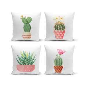 Cactus Pillow Cover: Summer Home & Patio Decor