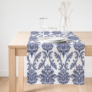 Summer Table Runner, Floral Decoration Table Linens, Housewarming Design Table Cloths