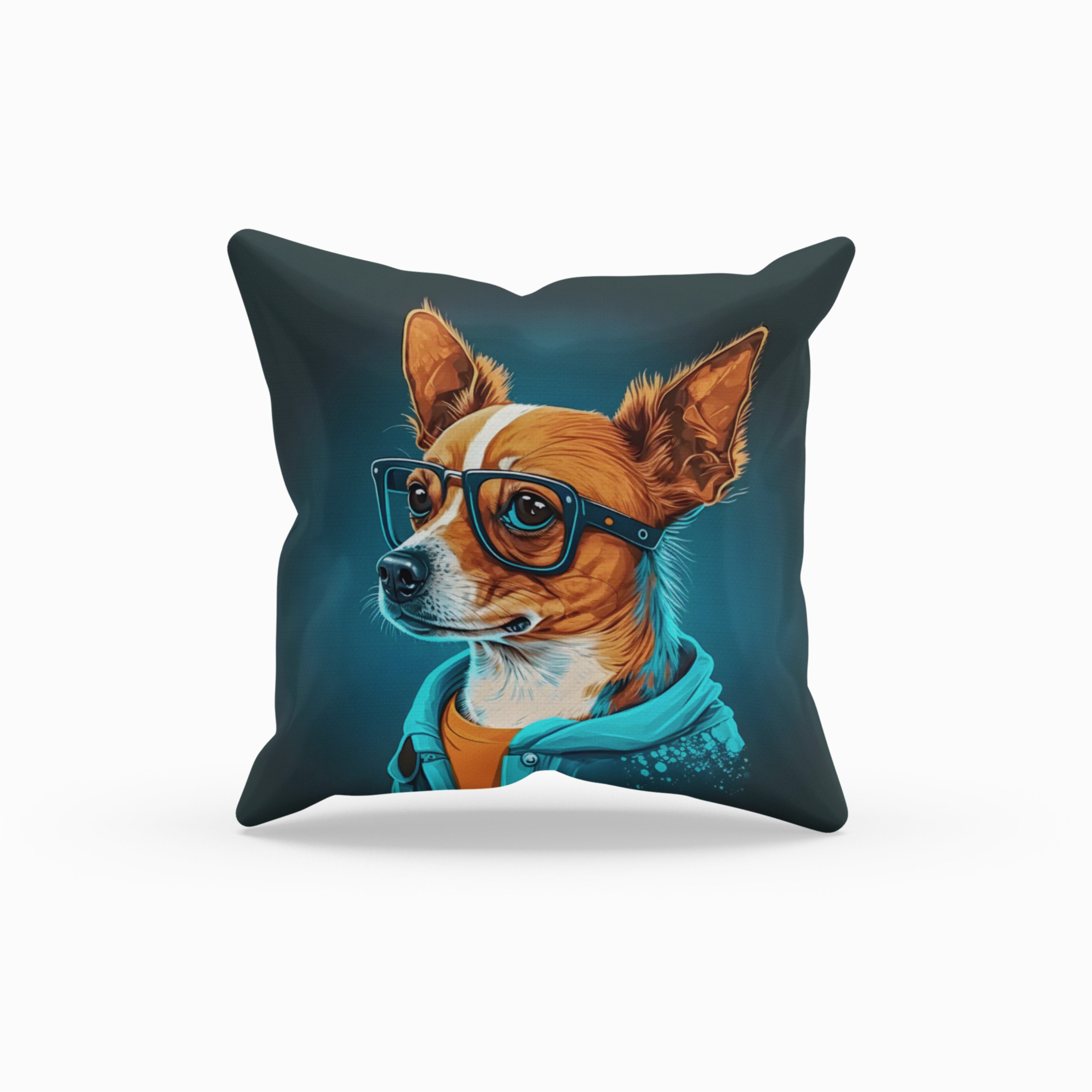Chihuahua Throw Pillow Cool Chihuahua Pattern Home Decor Cushion Cover Dog Lovers Gift Pillow Case by Homeezone