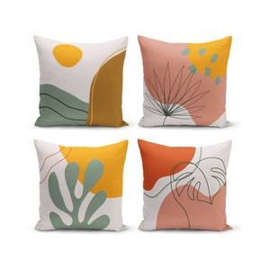 Minimalist Pillow Covers, Boho home Decor Pillow Case, Boho Bedroom Throw Pillow Covers, Living Room Cushion Covers, Minimalist Pillow Case