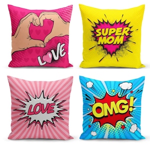 Buy Pop Art Throw Pillow Online In India -  India