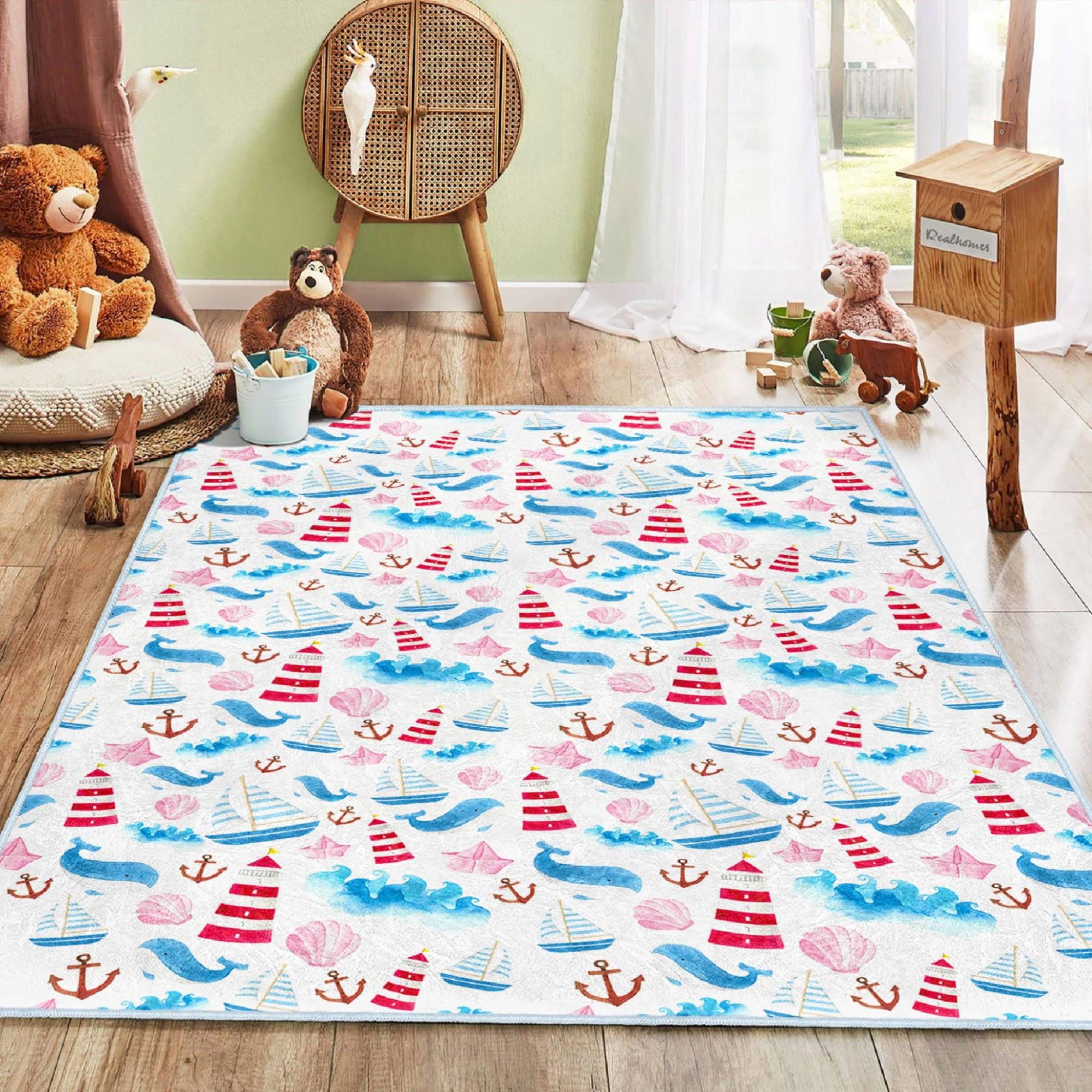 Babay Rugs Nautical Baby Rugs White Nautical Bunny Rug Baby Blankets Purebaby