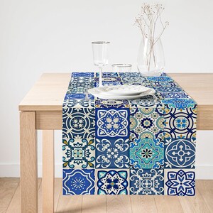Traditional Home Table Runners, Ethnic Design Living Room Linens, Kitchen Area Table Cloths