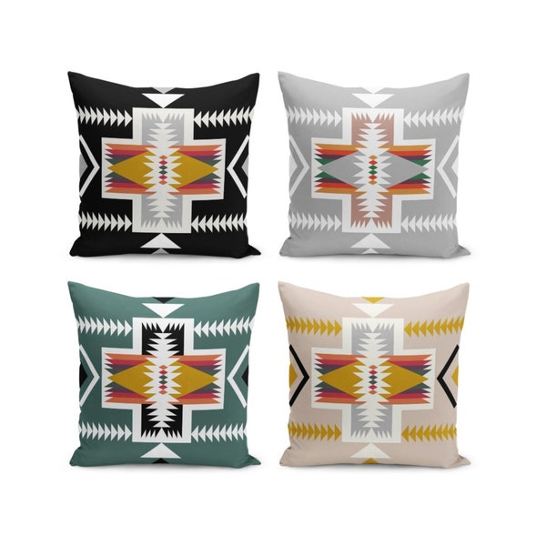 Aztec Pillow Cover Etsy