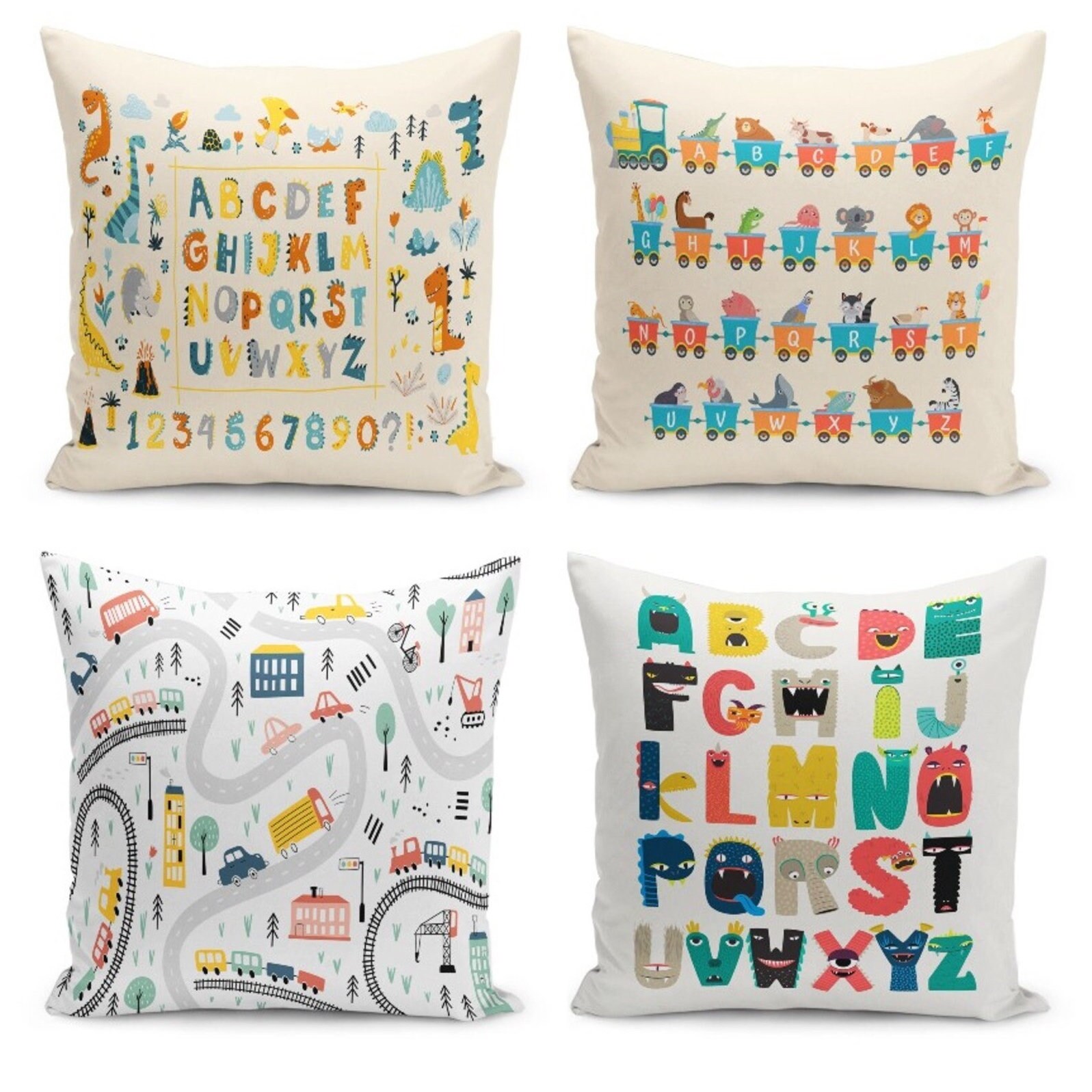 Abc Throw Pillow Etsy Australia