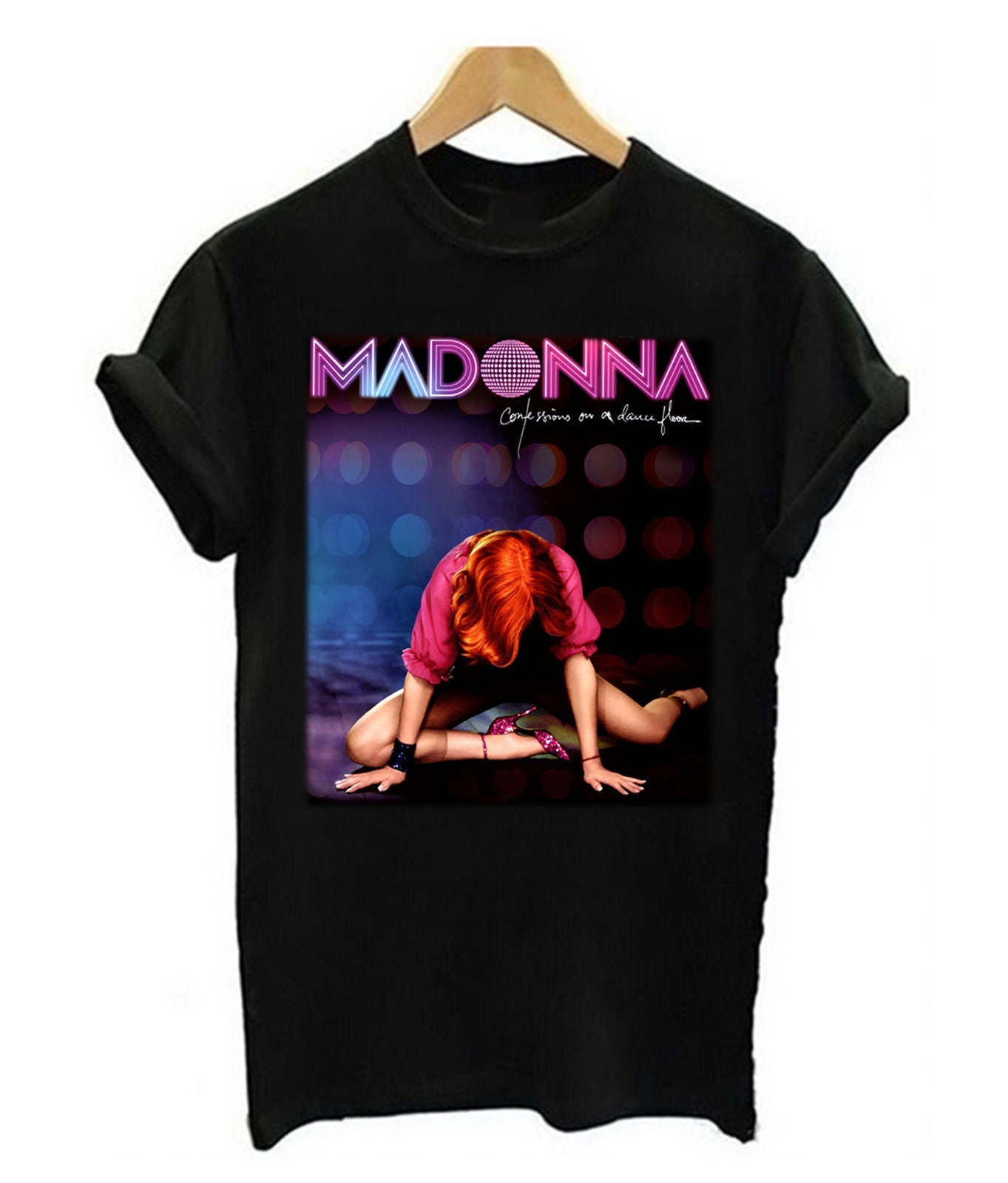 Discover Hot!!! Confessions On The Dance Floor Madonna Tshirt, Vintage Madonna Shirt