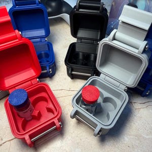 4 Slot 3ml Vial Hard Case – Compact Protective Storage