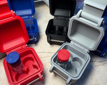 4 Slot 3ml Vial Hard Case – Compact Protective Storage