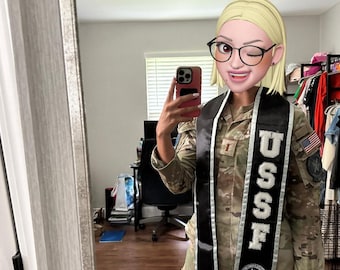 Space Force Themed Graduate Stole