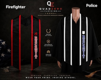J ROTC and Recruit Military & First Responder Themed Stole