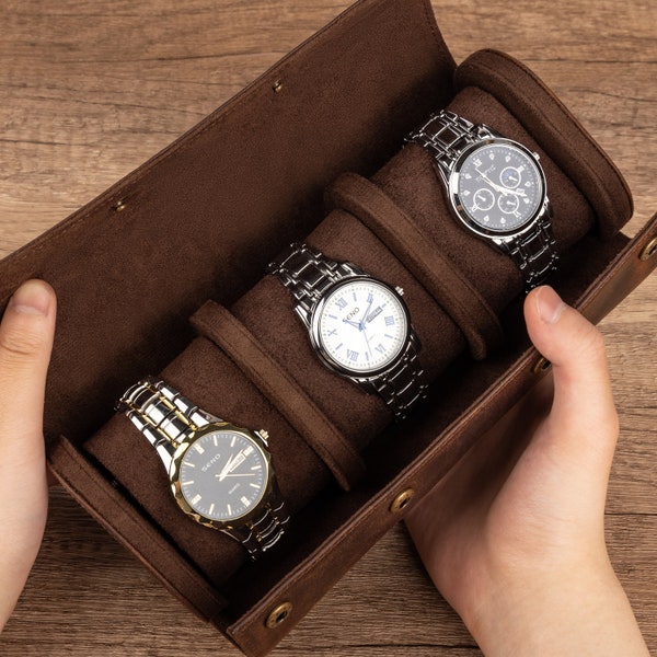 Leather Watch Case Etsy