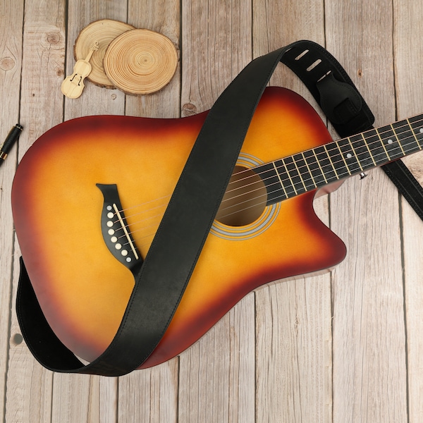 Personalized Adjustable Guitar Strap Retro Style / Electric Guitar Strap / Guitar Strap Acoustic / Guitar Player Gift /Bass Guitar Strap Men