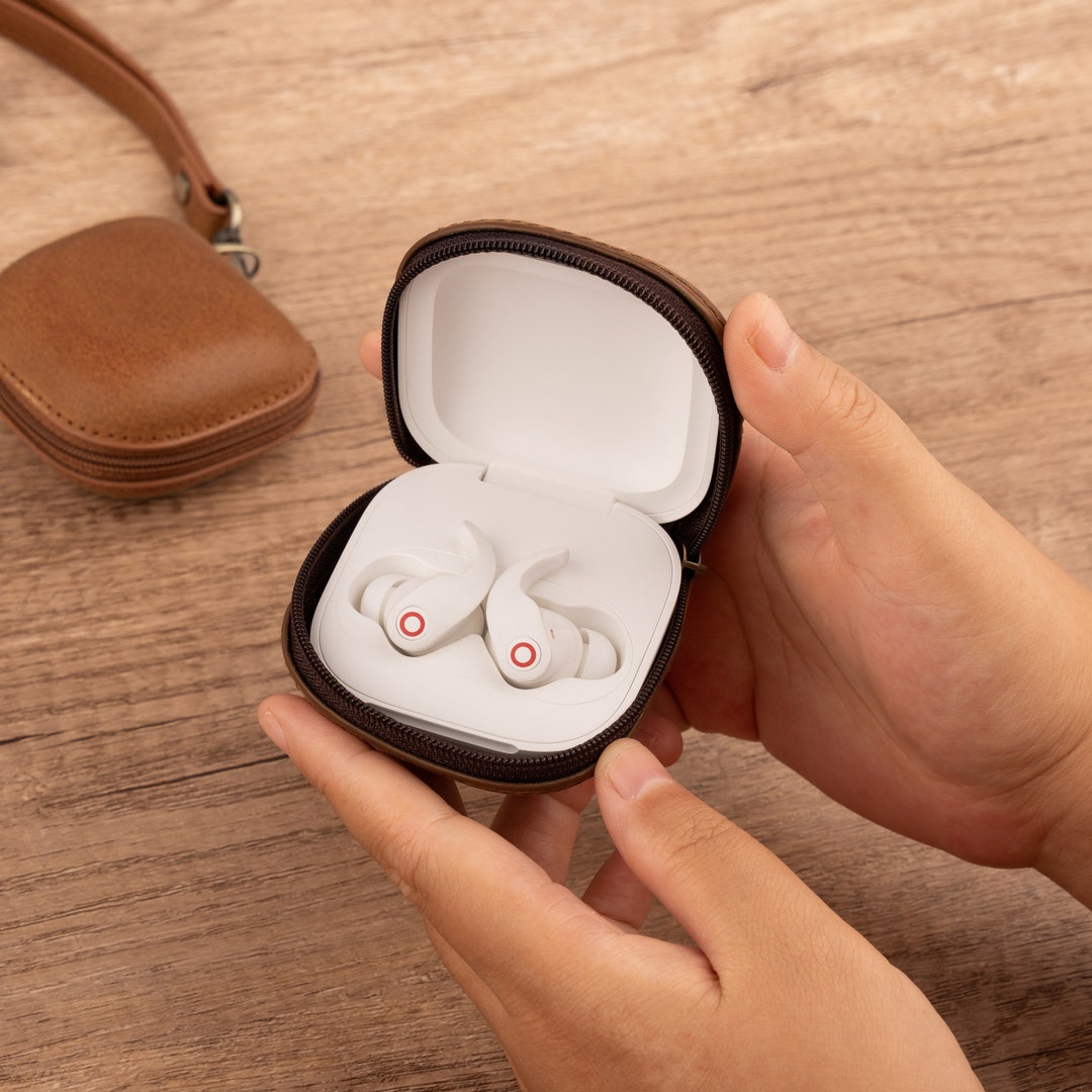 Leather Personalized Beats Fit Pro Case, Custom Engraved Beats Fit Pro