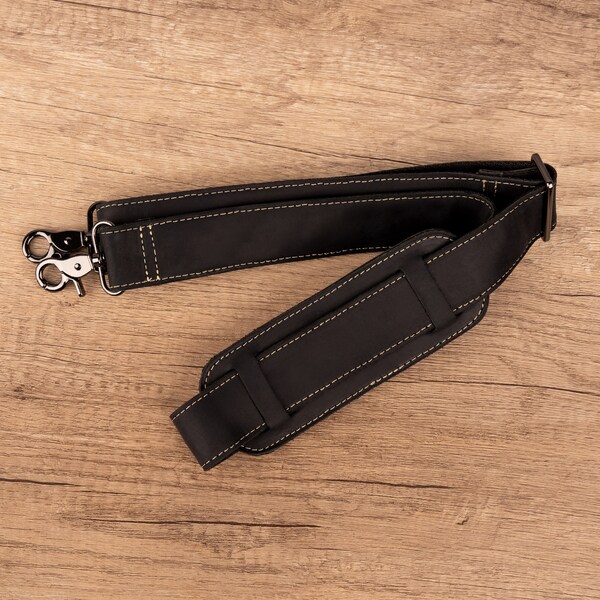 Replacement Shoulder Strap Universal Adjustable Shoulder Strap Belt For Laptop iPad Case Notebook Messenger Personalized Leather Bag Belt