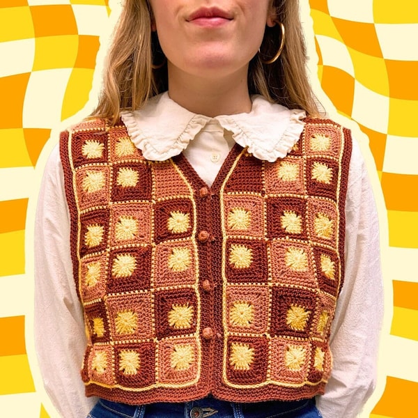 BETSY VEST crochet pattern