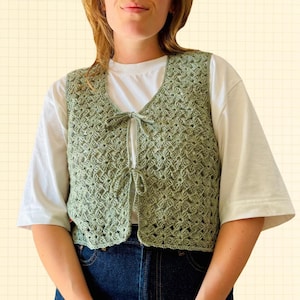 Cora vest - crochet pattern