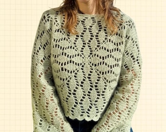 Quinn sweater - crochet pattern