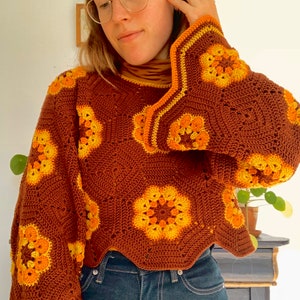 GRETA SWEATER crochet pattern image 2