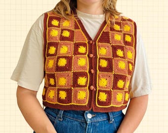 Betsy vest - crochet pattern