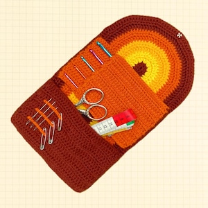 Estuche para agujas - patrón de crochet