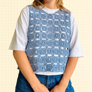 Xena vest - crochet pattern