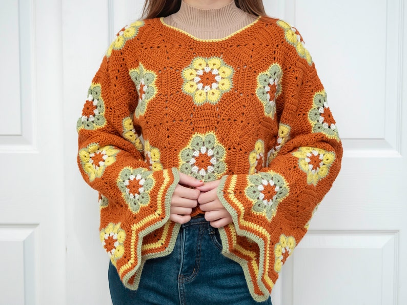 GRETA SWEATER crochet pattern image 6