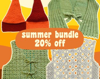 SUMMER crochet pattern BUNDLE 20% off