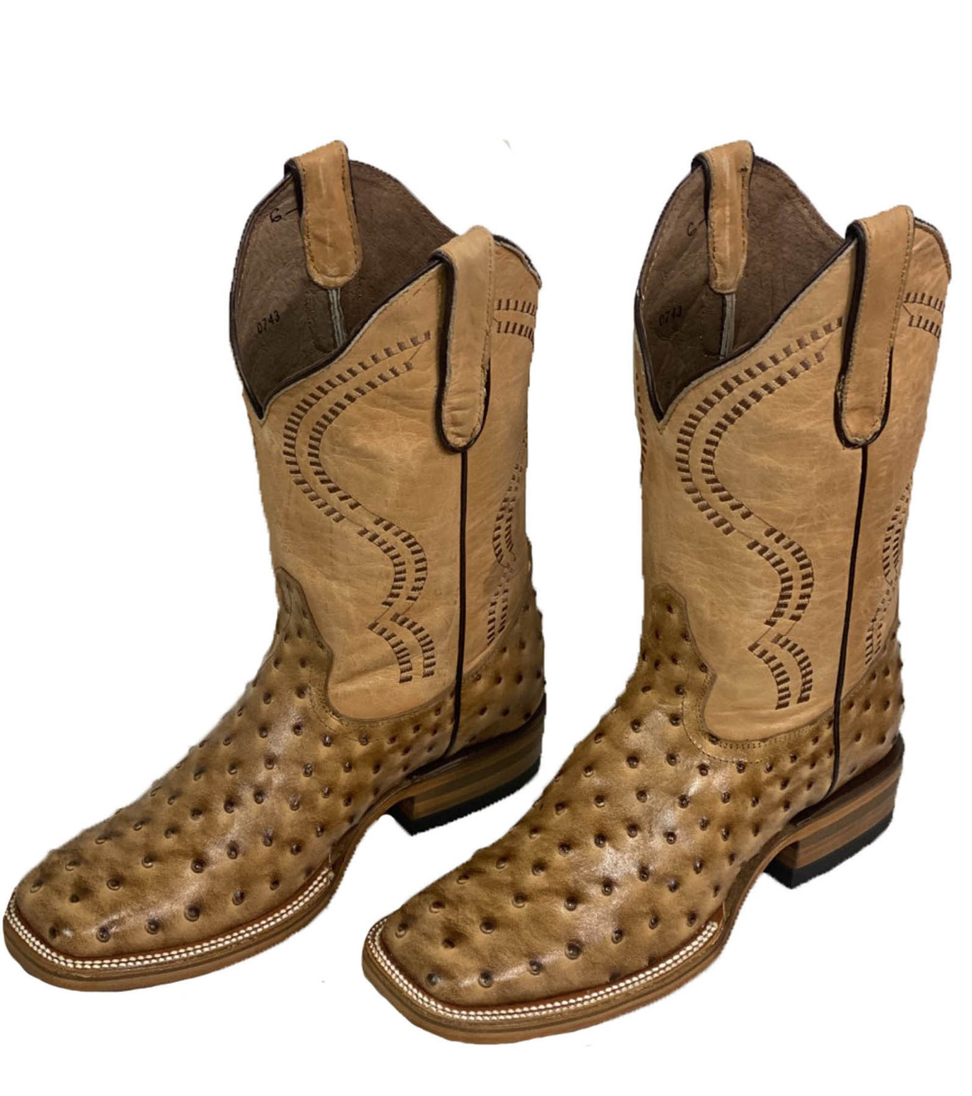Mens Ostrich Boots Etsy UK