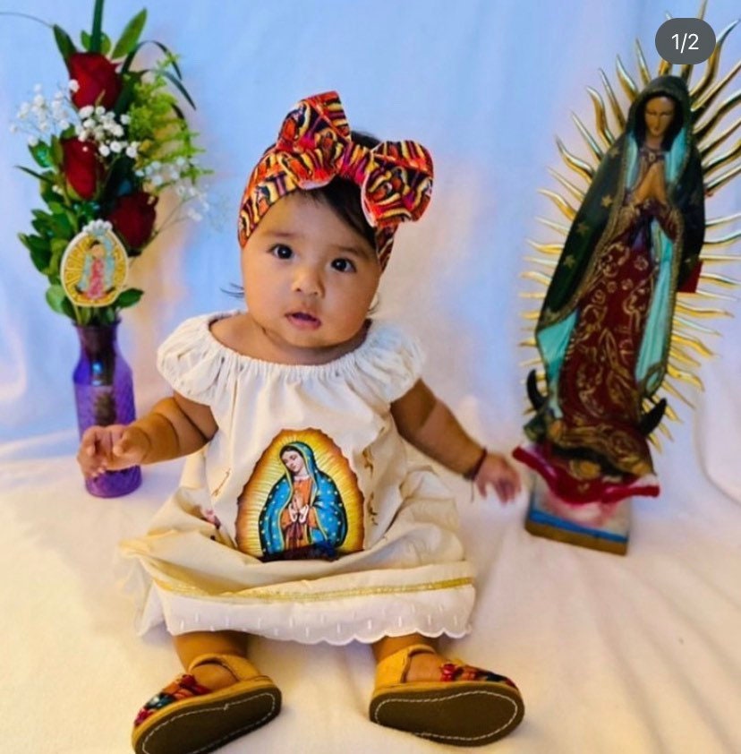 Virgen De Guadalupe Dress - Etsy Virgen De Guadalupe Dress - Etsy