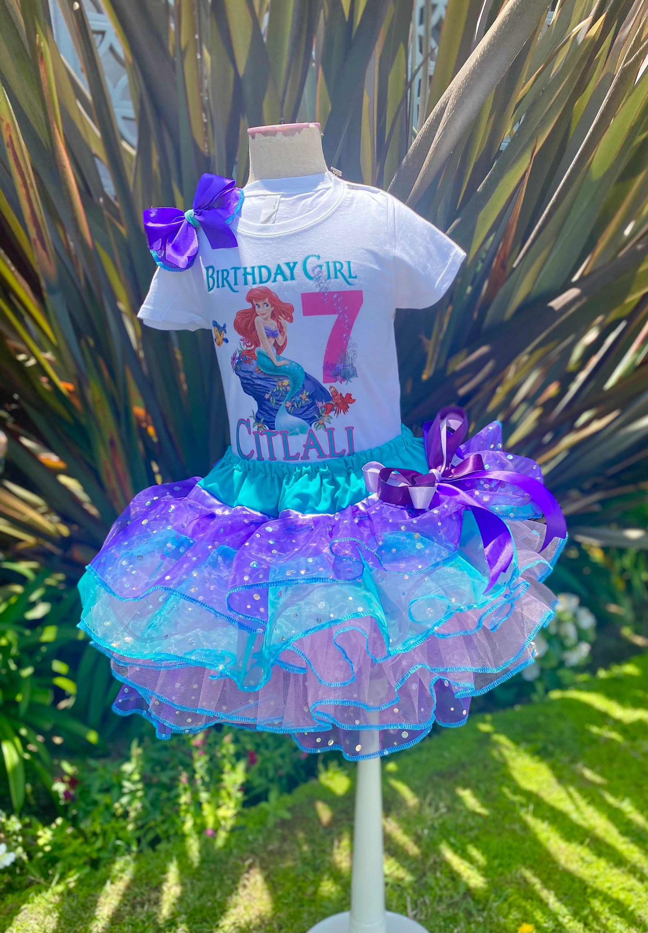 Little mermaid birthday outfit online