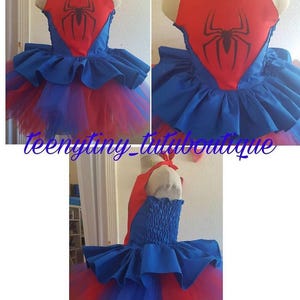 spider girl tutu dress