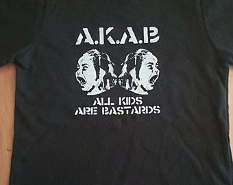 A.K.A.B. Chemise All Kids are Bastards pour tout-petits