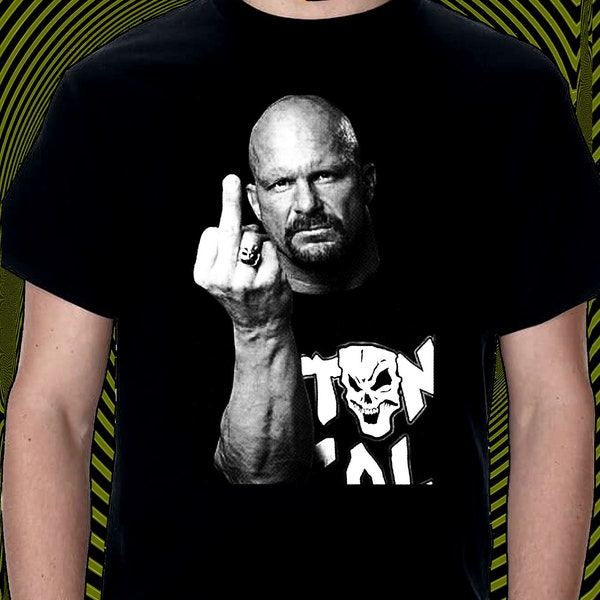 Stone Cold Steve Austin middle finger T-Shirt