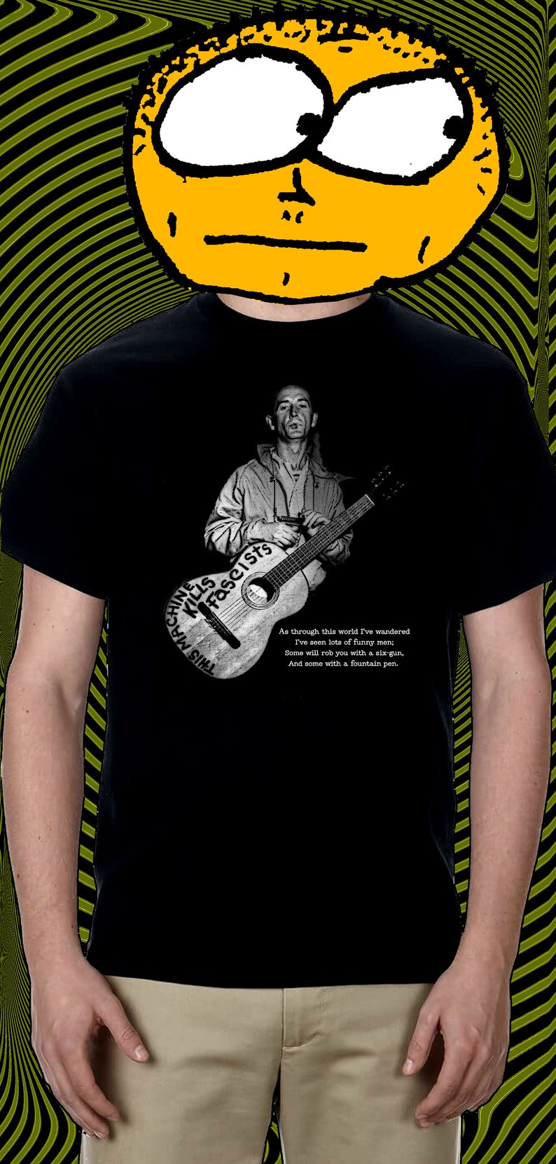 Woody Guthrie Pretty Boy Floyd T-Shirt image 1
