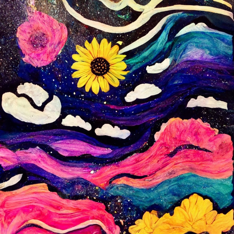 AI Generated Print Art Design Generated by Artificial - Etsy