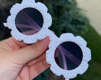 Lunettes de soleil perlées personnalisées, Lunettes de soleil fille, Lunettes de soleil enfants, Lunettes de soleil avec nom