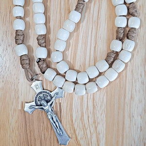 Carmelite Caramel Paracord Rosary