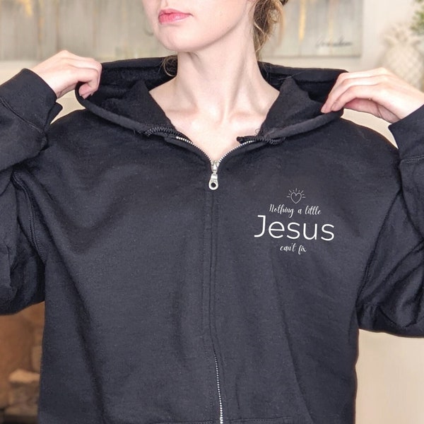 Christian Zip up Hoodies Etsy