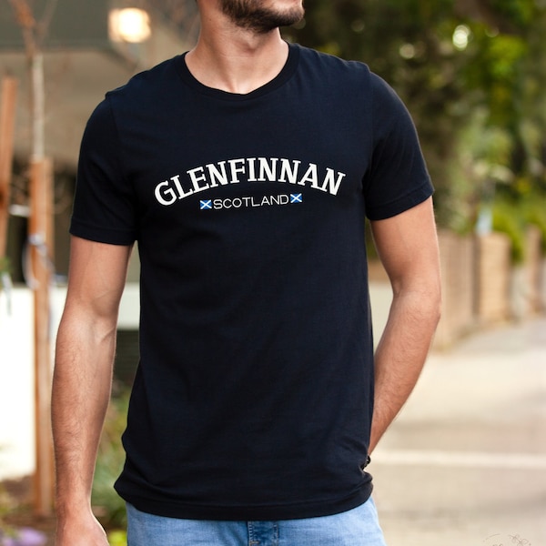 Glenfinnan Scotland T-Shirt Gift for Travel Lover, Womens Light Weight Scottish Vacation Tee, Ancestry Trip Clothing, Scots Gaelic Cozy Top