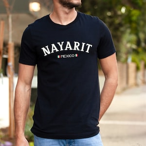 Nayarit Mexico T-Shirt Gift for Travel Lover, Light Weight Womens Vacation Tee, Stylish Ancestry Trip Apparel, Mexican Pride Clothing