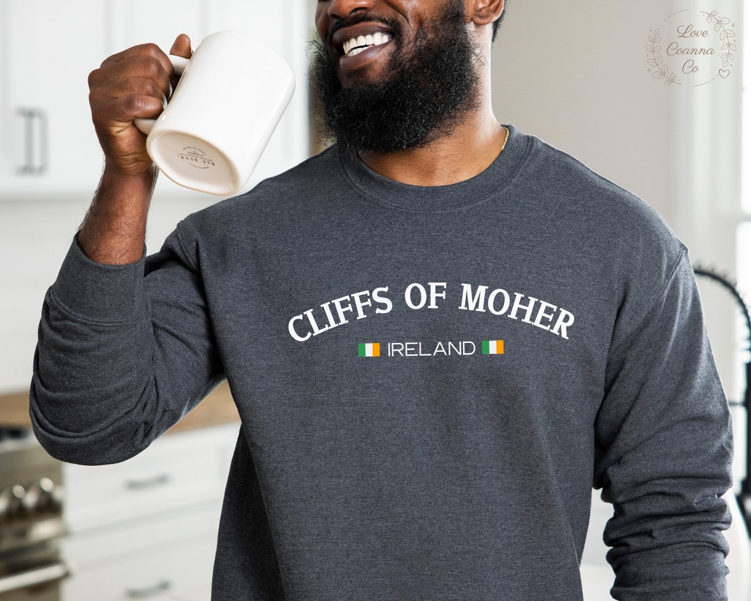 Ireland Unisex Crewneck Sweatshirt - 50% Cotton 50% Polyester Medium-Weight Pullover