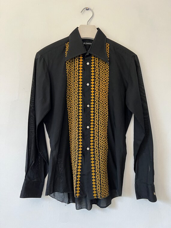 Black Embroidered Leopard Skin Style Lounge Lizar… - image 9