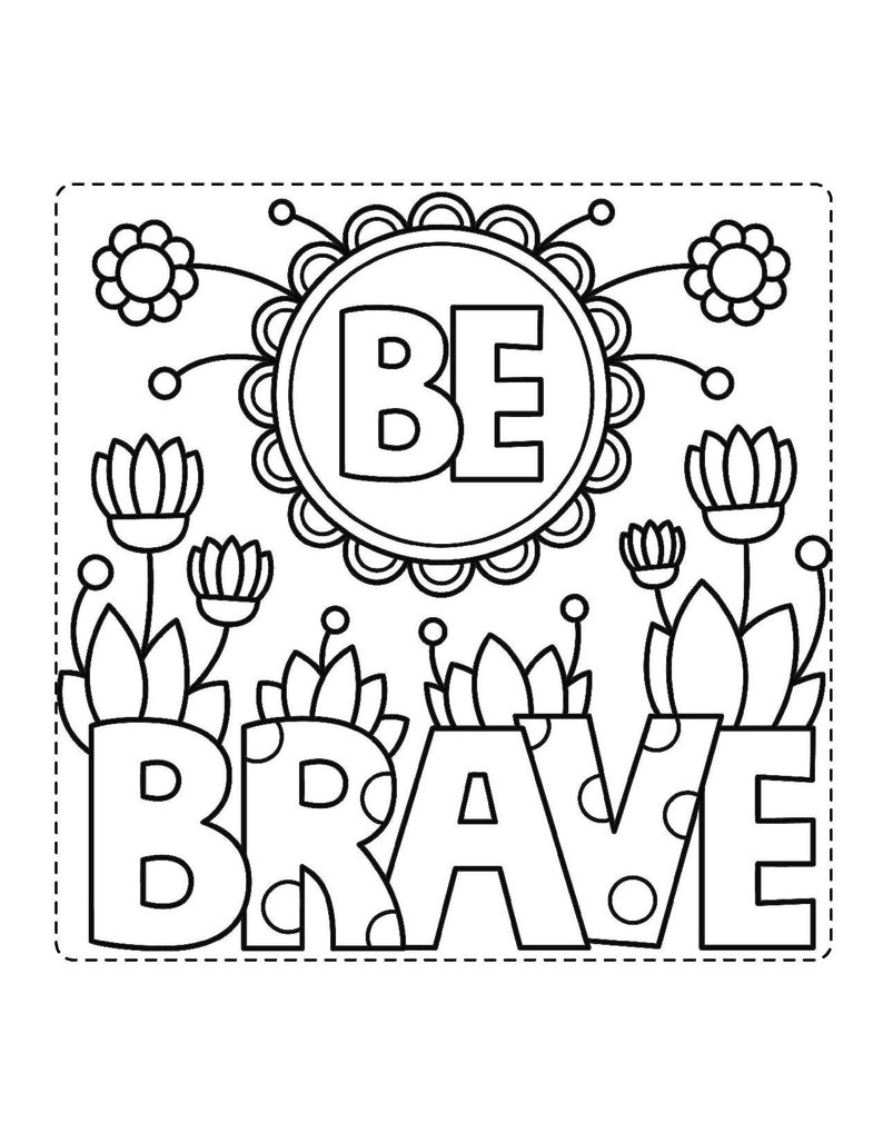 20 Inspirational Coloring Pages Sheets for Toddlers Kids PRINTABLE ...