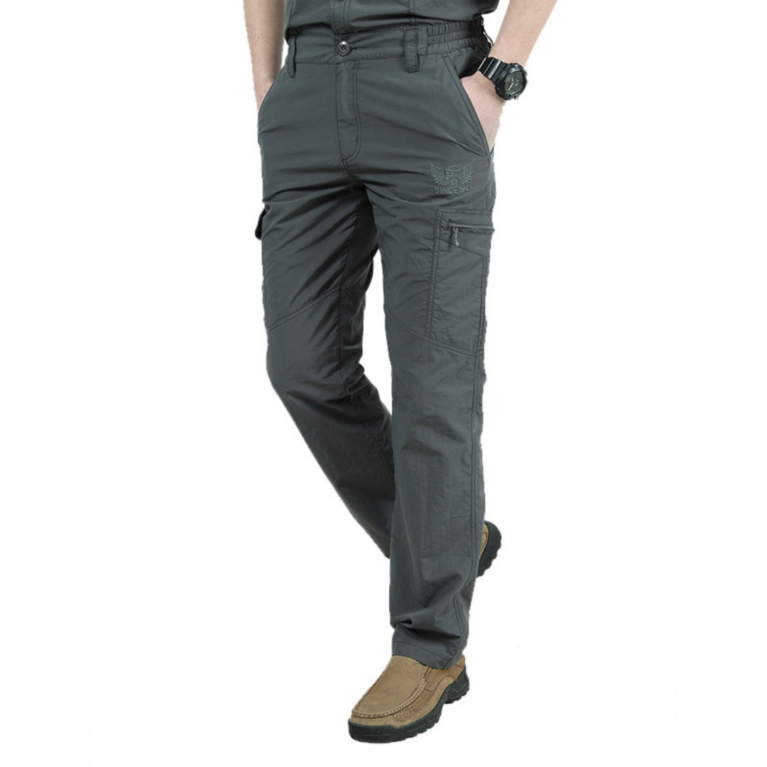 Quick Dry Cargo Hiking Cargo Pants Men Concert Outfit Etsy