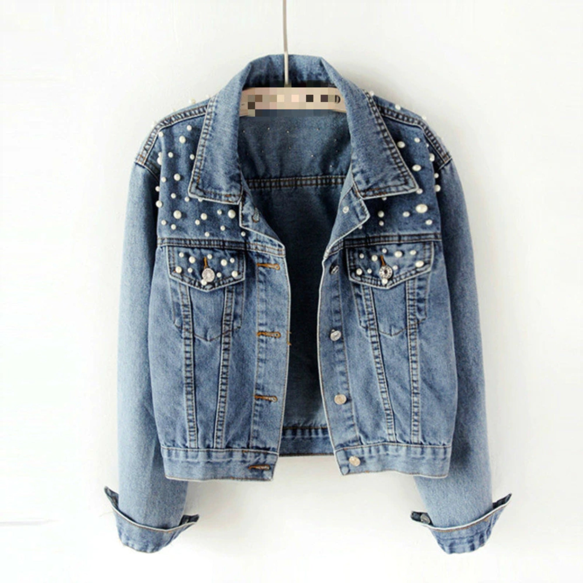 jeans jacket ripped
