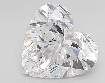 IGI Certified  Heart Cut Lab Grown Diamond: 0.50-5.00 Carat Loose Diamond