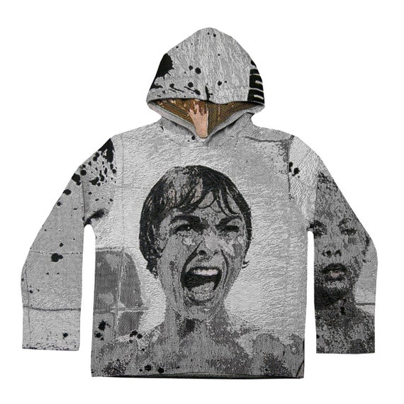 Custom Handmade Psycho Vintage Woven Tapestry Pullover Hoodie - Etsy  Australia